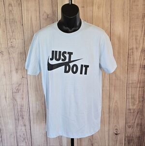 Mens Light Blue NIKE T-Shirt